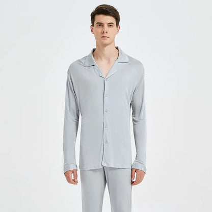 Mulberry Silk Loungewear Set for Men M L XL - Ideal for Meditation