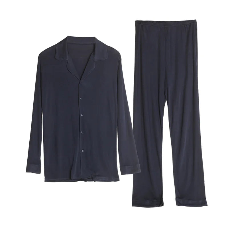 Mulberry Silk Loungewear Set for Men M L XL - Ideal for Meditation