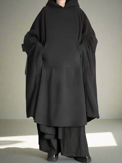 Meditation Cloak - Fleece Outer Pilgrimage Cape for Inner Work