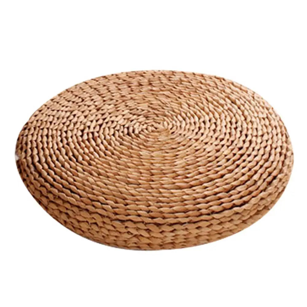 Straw Weave Meditation Bolster Cushion